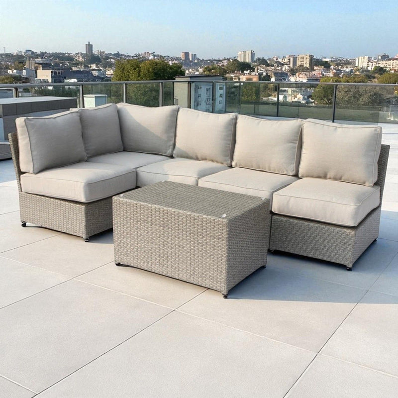 Stylish - 4 Person Patio Seating Set With Cushions