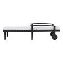 Jason - Black Chaise Lounge Adjustable Acacia Wood Outdoor Furniture