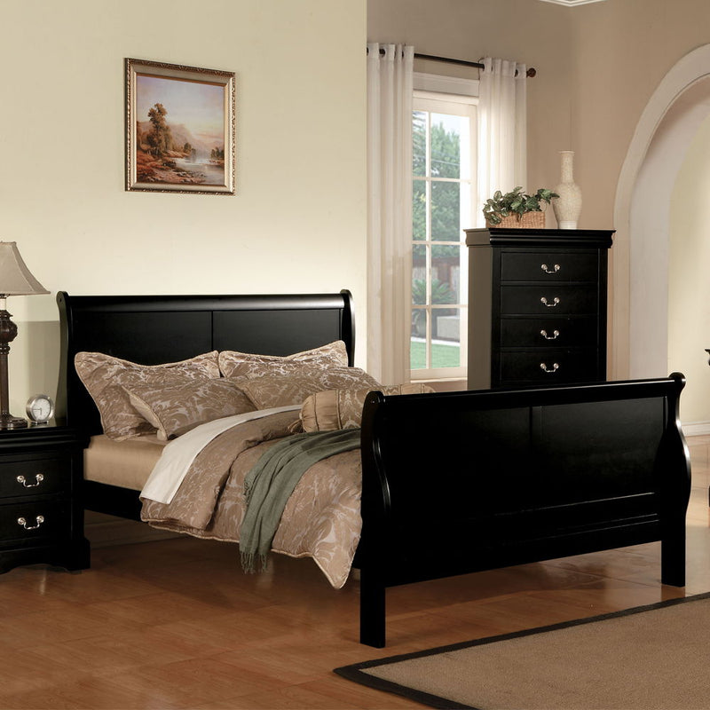 Louis Philippe III - Bed (FB 34"H) - Atlantic Fine Furniture Inc