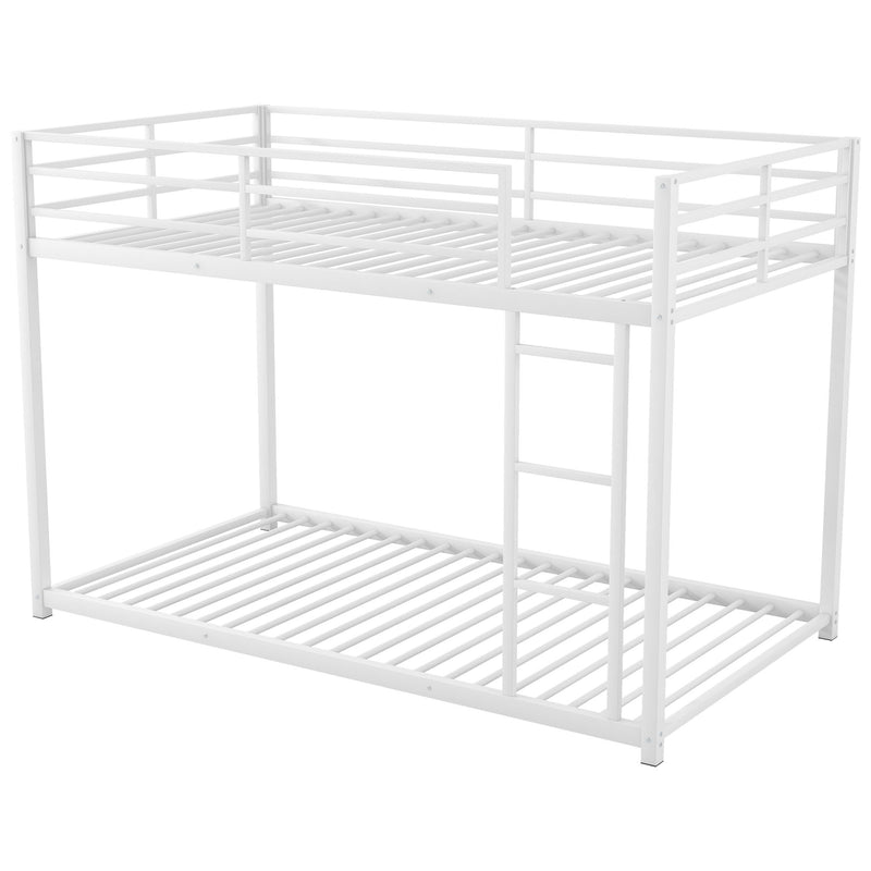 Metal Bunk Bed, Low Bunk Bed With Ladder