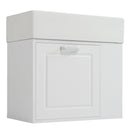 Modern Wall Mounted Bathroom Vanity With Sink, Soft Close Drawer, Adjustable Shelf, Toilet Paper Holder