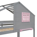 Bunk Bed With Playhouse Roof And Window