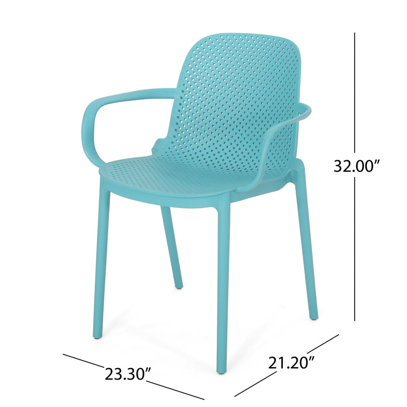 Roxanne - Outdoor Stacking Dining Armchair (Set of 2)