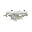 Vanaheim - Coffee Table - Antique White Finish - Atlantic Fine Furniture Inc