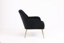 Modern Mid-Century Chair Tufted Sherpa Armchair For Living Room Bedroom Office