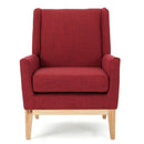 Modern Accent Chair With Padded Cushion Seat