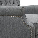 Dunham - Contemporary Fabric Tufted Oversized Pushback Recliner