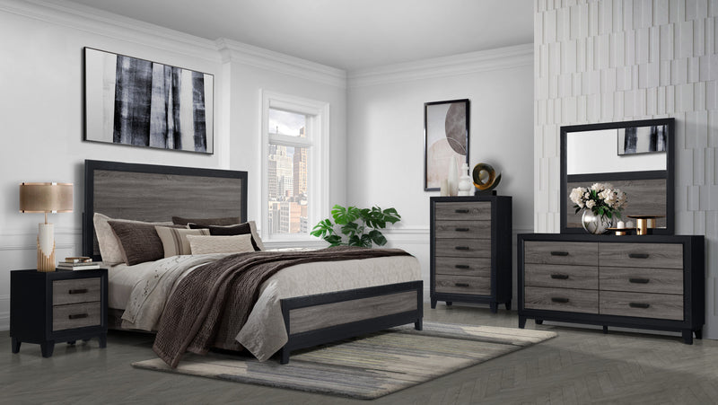 Soluto - Dresser - Gray / Black