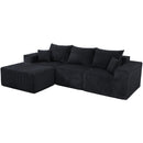 Modular Sectional Sofa, Convertible Couch With Chaise Corduroy