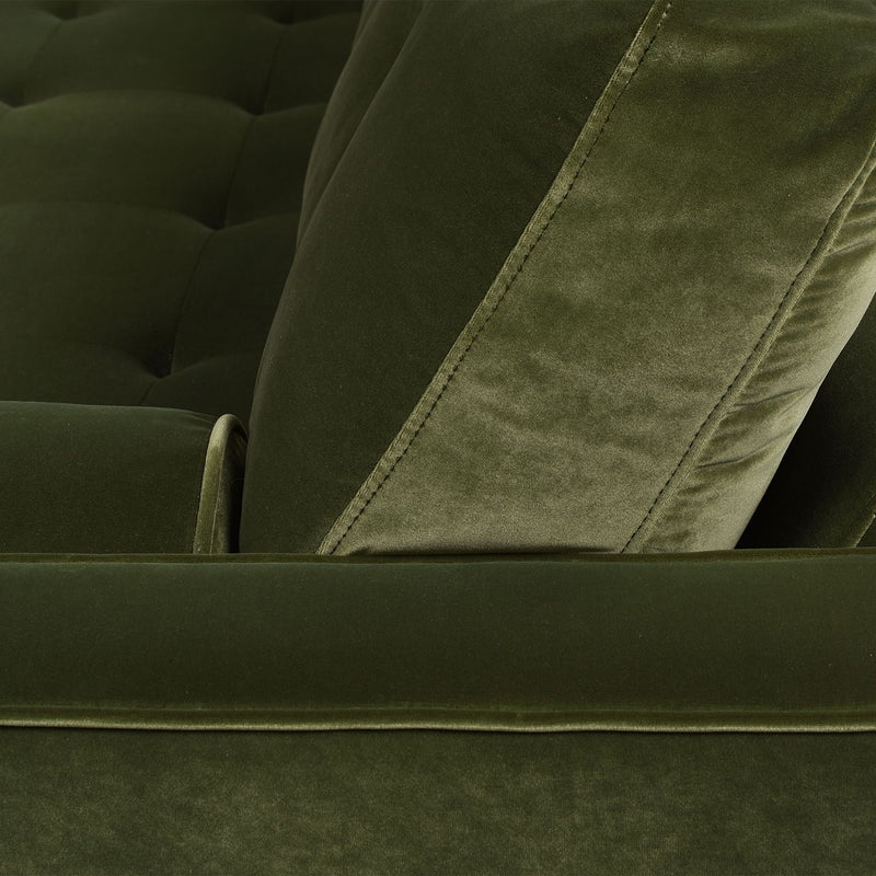 Nicholas - Mid-Century Modern Sofa - Olive Green