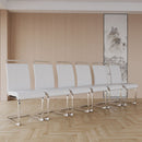 Modern Dining Chairs With Padded Seat, High Back