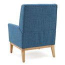 Modern Accent Chair With Padded Cushion Seat
