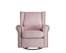 Tamaki - Glider Chair With Swivel - Pink