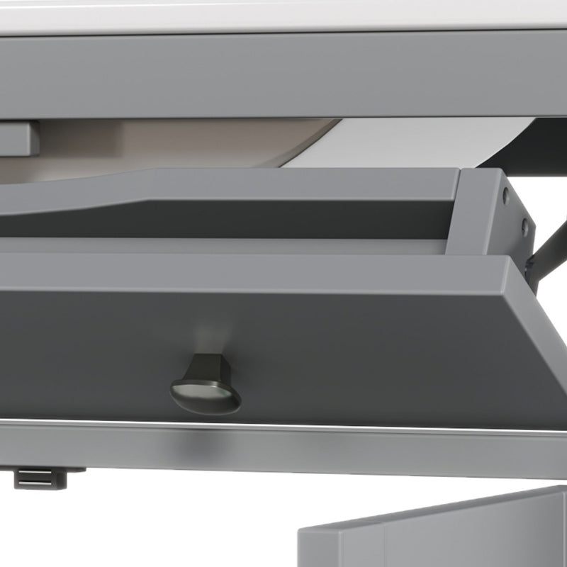 Bathroom Vanity With Ceramic Sink, Adjustable Shelf & Tip Out Tray