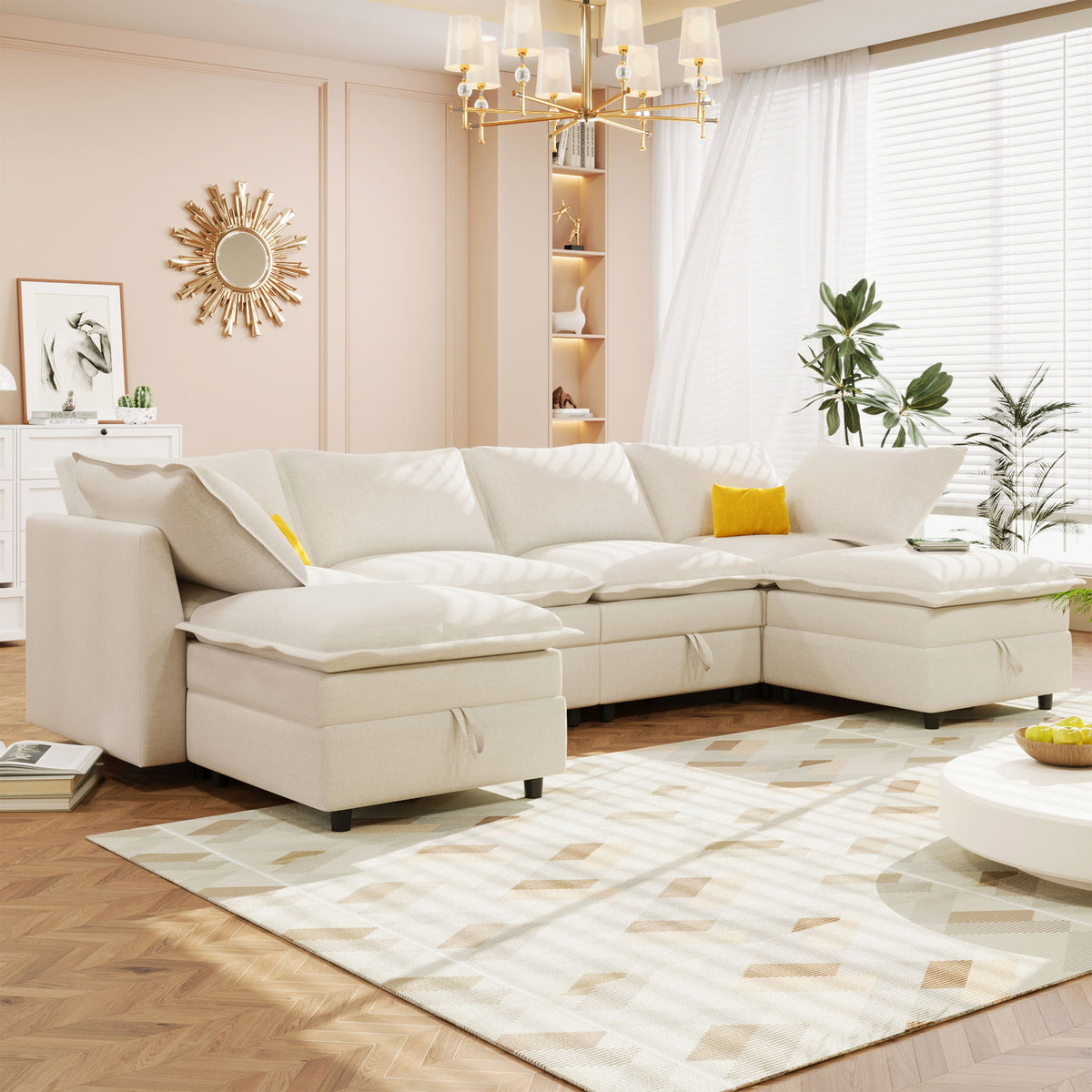 Design Sofa Bed ソファベッド Aukfa Sofa Bed with Storage Chaise - Sleeper Sofa - Walmart.com