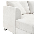 Modern Cloud Sectional Sofa L Shaped Luxury Couch Set With 2 Free Pillows 4 Seat With Oversized Chaise