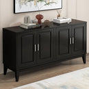 4 Door Sideboard Storage Cabinet With Door Shelf