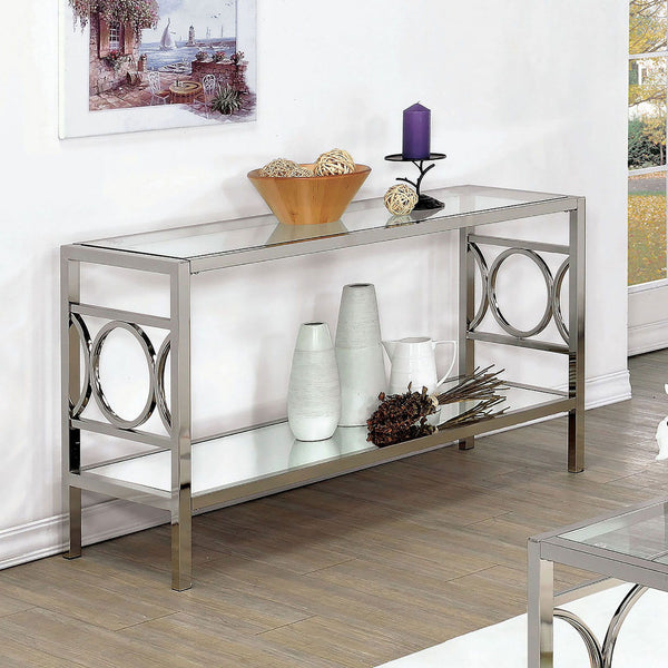 Rylee - Sofa Table - Pearl Silver