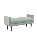 Linea - Upholstered Accent Bench - Seafoam