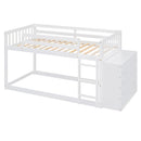 Bunk Bed With 4 Drawers And 3 Shelves