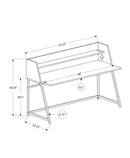 Computer Desk For Home Office Laptop, Storage Shelves, Contemporary & Modern