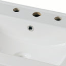 Bathroom Vanity With Ceramic Sink, Adjustable Shelf & Tip Out Tray