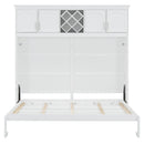 Murphy Wall Bed With Top Cabinets & Wine Rack