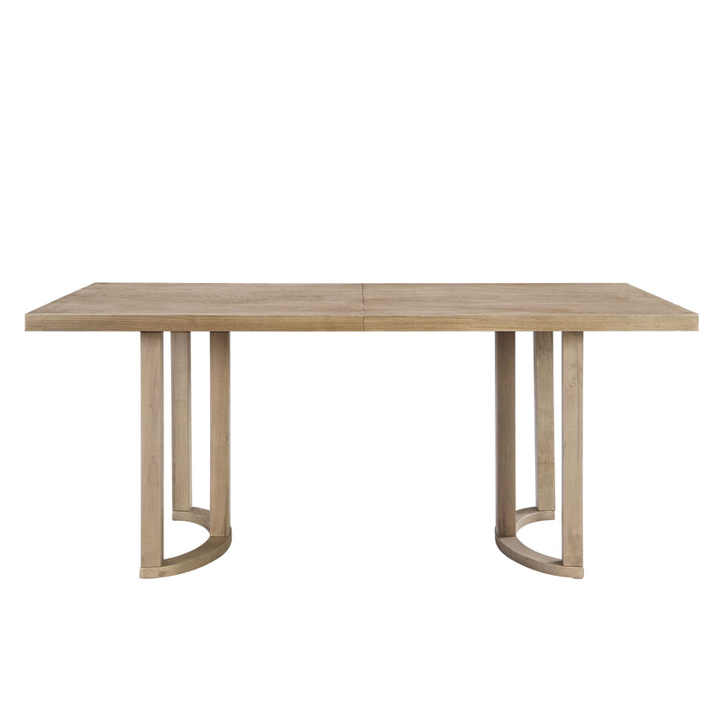 Modern Dining Table Solid Wood