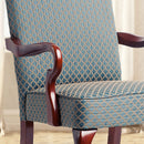 Delaney - Elegant Gooseneck Arm Chair With High Back