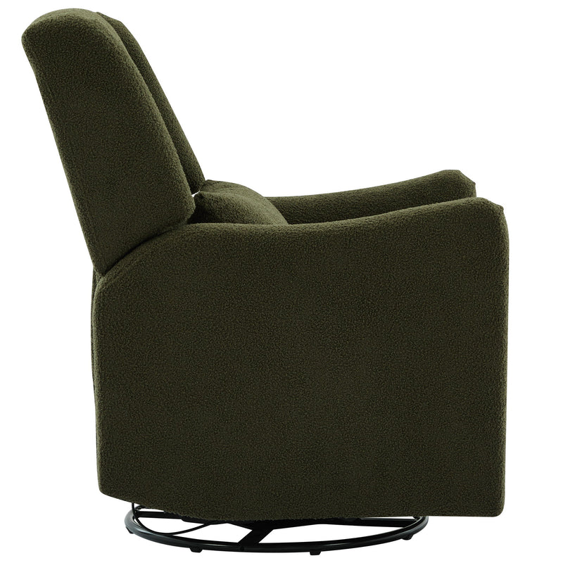 Wide Wingback Swivel Rocker Recliner Chair For Living Room