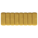 Modern Upholstered Tufted Accent Bench & Round Legs