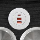 Modern U-Shaped Sectional Sofa With Storage Ottomans