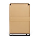 Borah - Contemporary Wood 5 Drawer Dresser - Natural