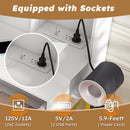 Makeup Vanity Table With LED Lights, 3 Color Options, Power Outlet