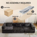 Convertible Floor Sofa Bed, Boneless Modular Sectional Sofa For Living Room