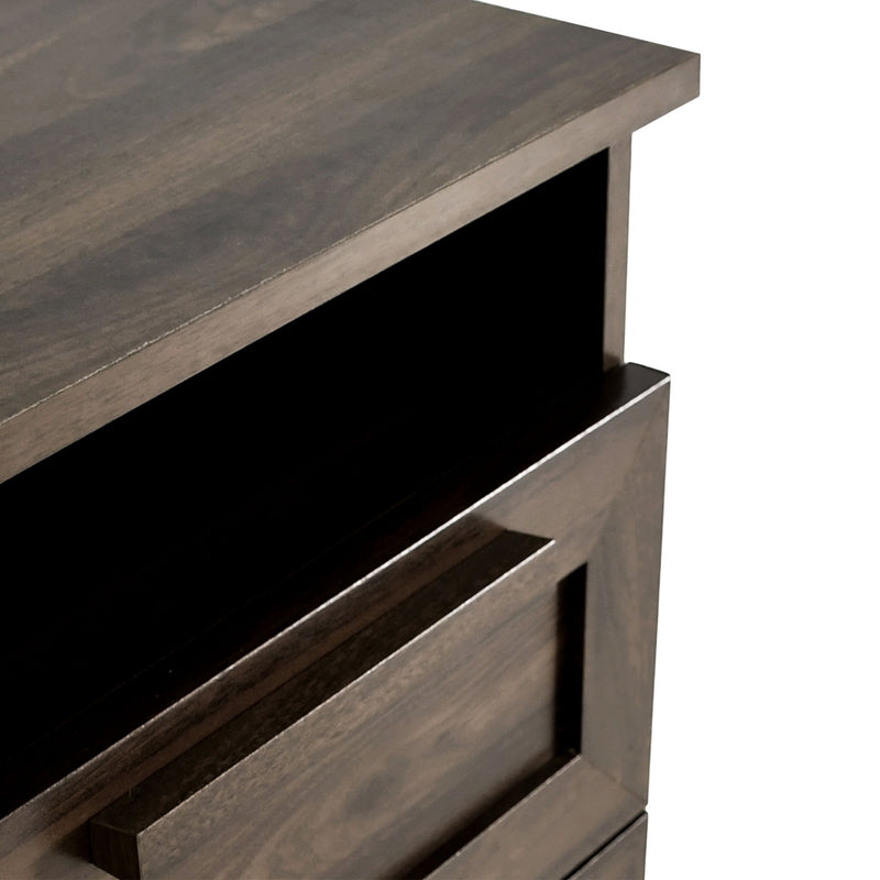 Broxon - Rustic Drawer Nightstand