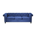 Chesterfield Style 3 Seater Sofa With Deep Button Tufting