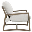 Geneva - Boucle Upholstered Wood Arm Accent Chair - Sand