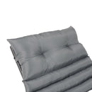 2 Piece Outdoor Chaise Lounge Chair Cushion Set
