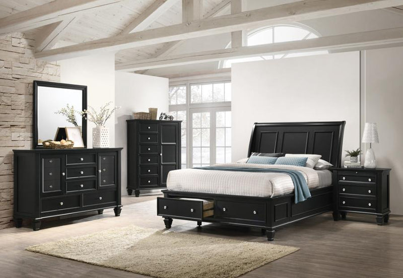 Sandy Beach - Storage Bed Bedroom Set - Atlantic Fine Furniture Inc