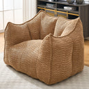 Comfortable Chenille Sofa Chairs With Highly Resilient Foam For Living Rooms And Bedrooms