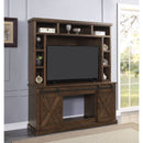 Aksel - Entertainment Center (Include 91617Fir) - Walnut