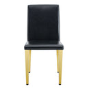 Elegant Upholstered Chairs With Metal Legs