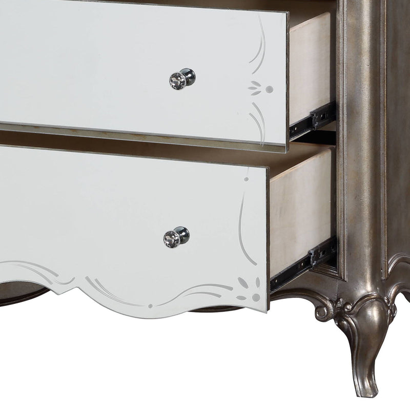 Esteban - Dresser With Jewelry Tray - Champagne