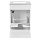 Elegant Bathroom Vanity With Ceramic Sink, Soft Close Door, Adjustable Shelf