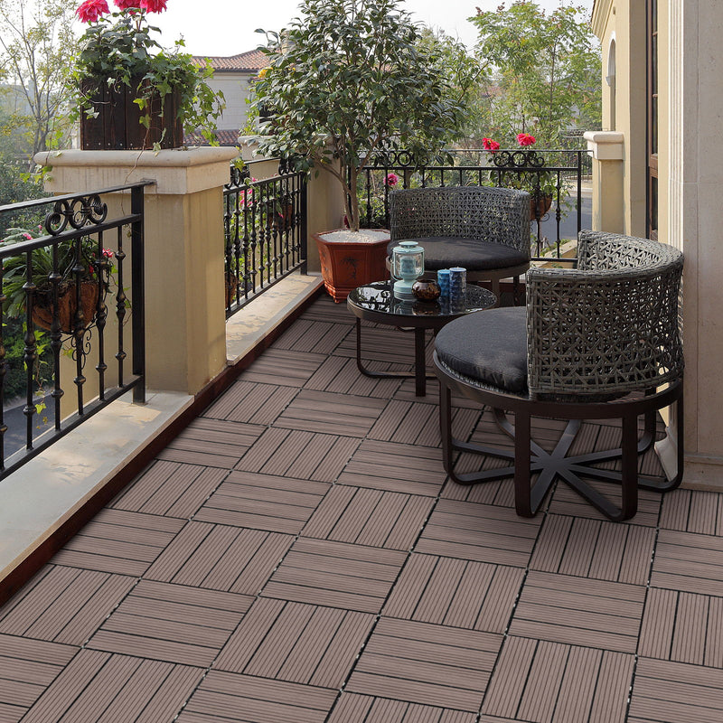 Composite Deck Tiles, Resist Rust, Water, Weather