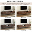 Mid Century TV Stand With 2 Drawers, Media Console Table For Tvs Up To 85'', Entertainment Center With Storage For Living Room - Dark Brown