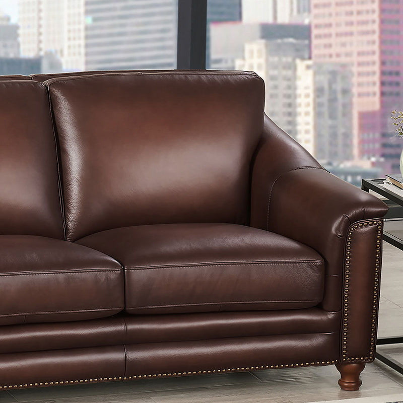 Belfast - Top Grain Leather Loveseat