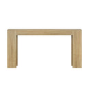 Farmhouse Style Extra Long Walnut Console Table