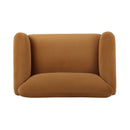 Sway - Upholstered Loveseat With Wood Legs And Round Arms